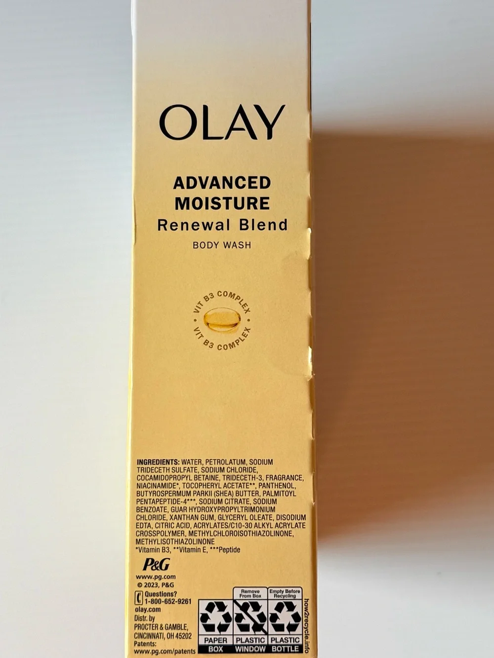 Olay Advanced Moisture Renewal Blend Body Wash 3 Pack Collagen Shea Butter New